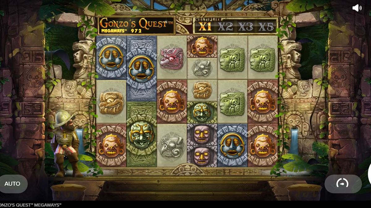 Osnovni zaslon Gonzove poti Megaways 1