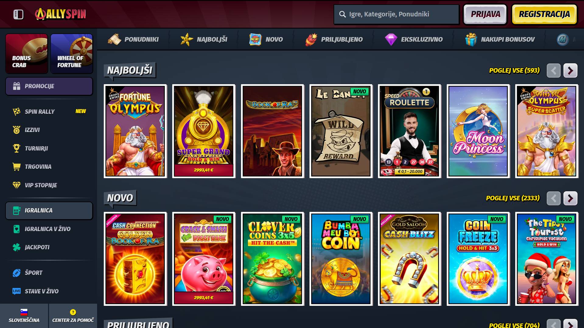 AllySpin Casino Slots