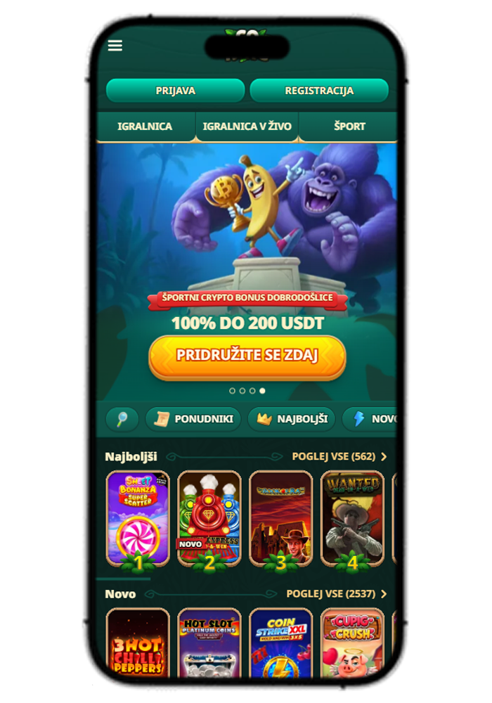 GoKong Casino Mobile View