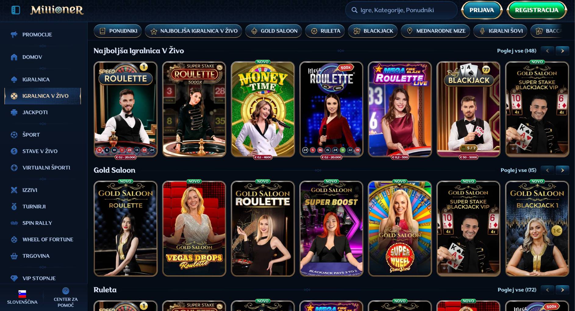 Millioner Casino Live Casino