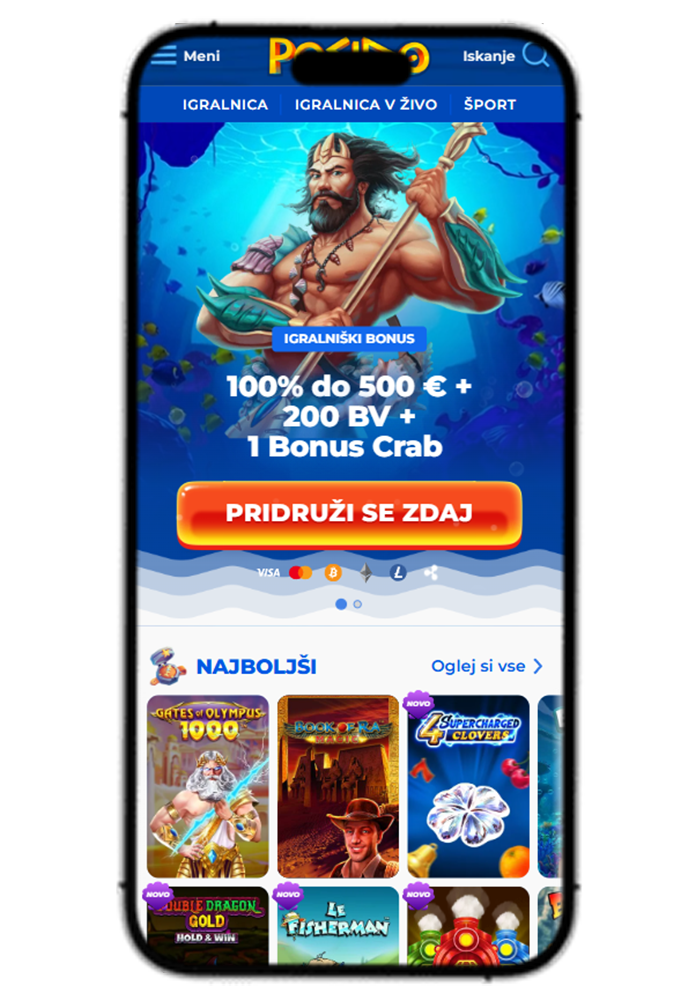 Posido Casino Mobile View