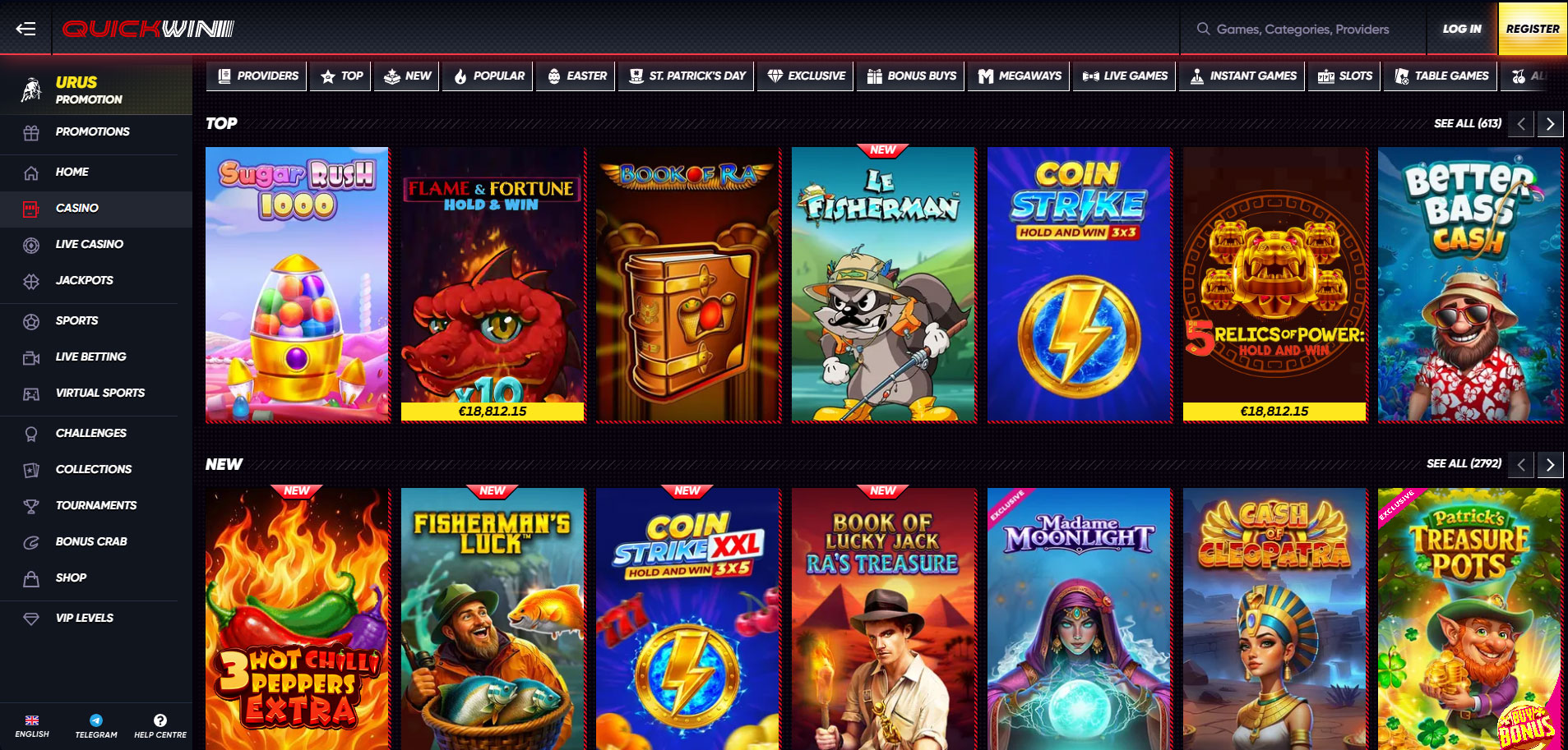 QuickWin Casino Slot Games