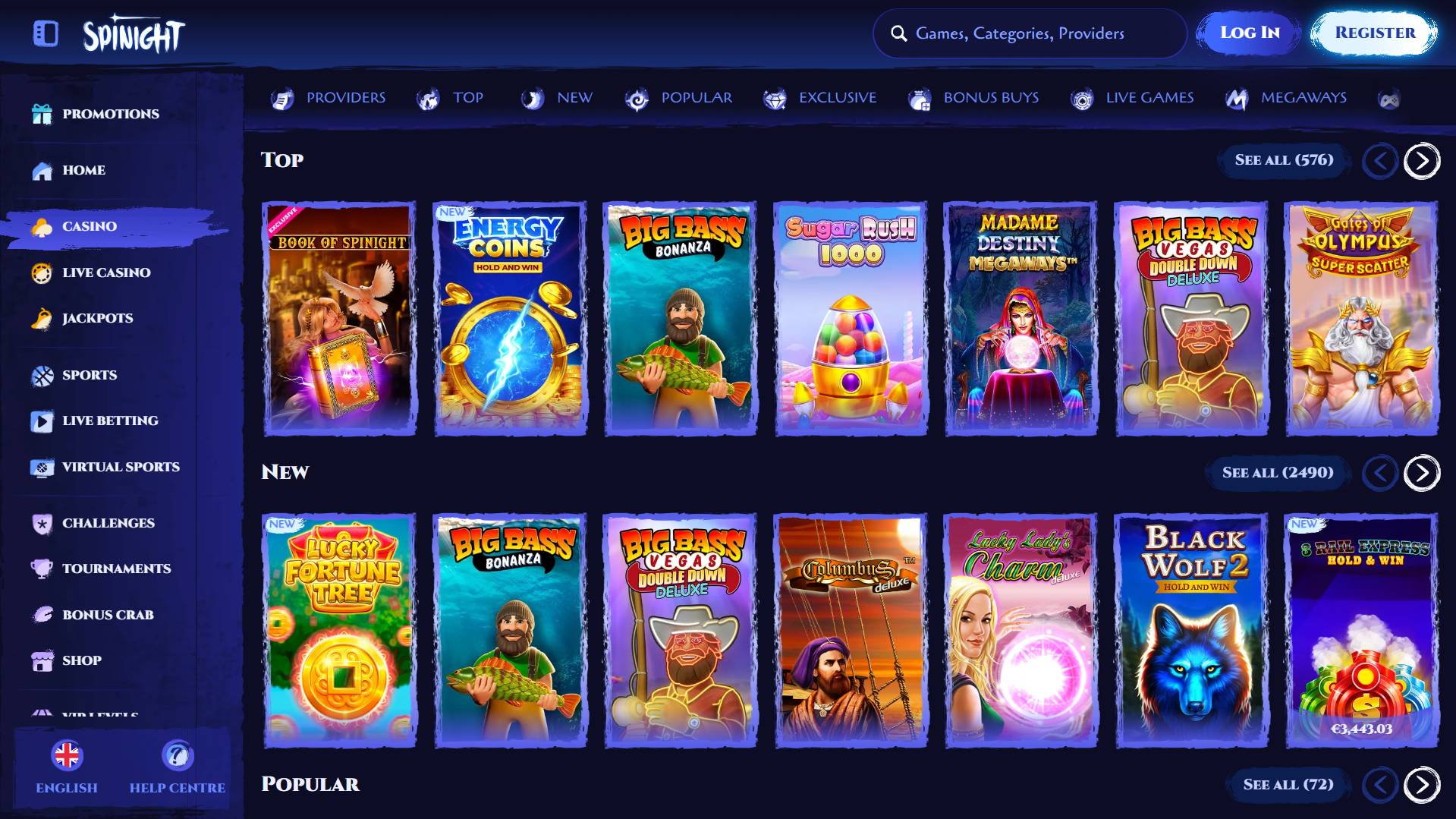 Spinight Casino Slots