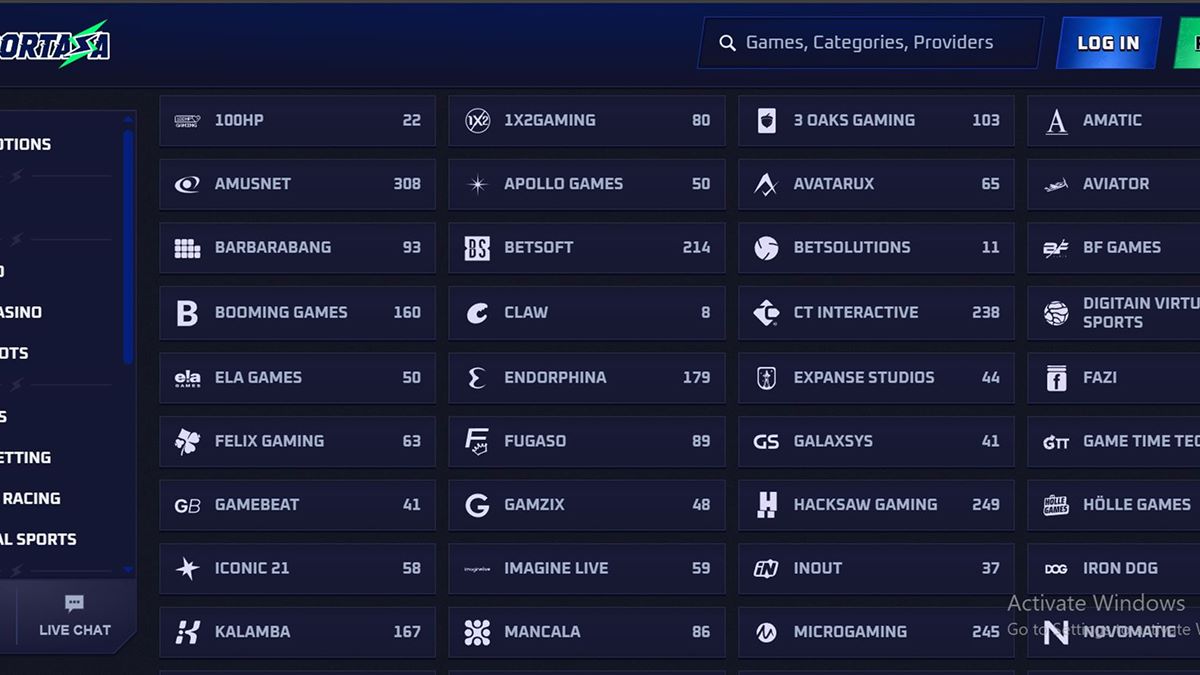 Sportaza casino ponudniki 1