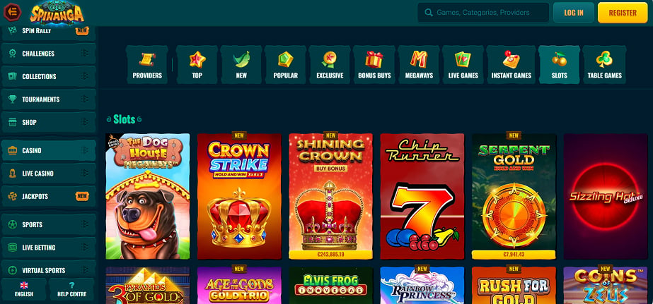 Spinanga Casino Oddelek Igralnih Avtomatov
