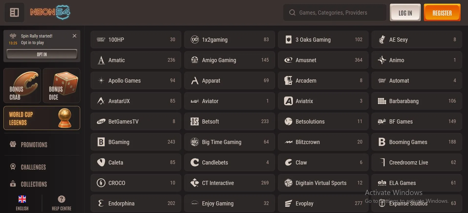 neon54-casino-providers-list