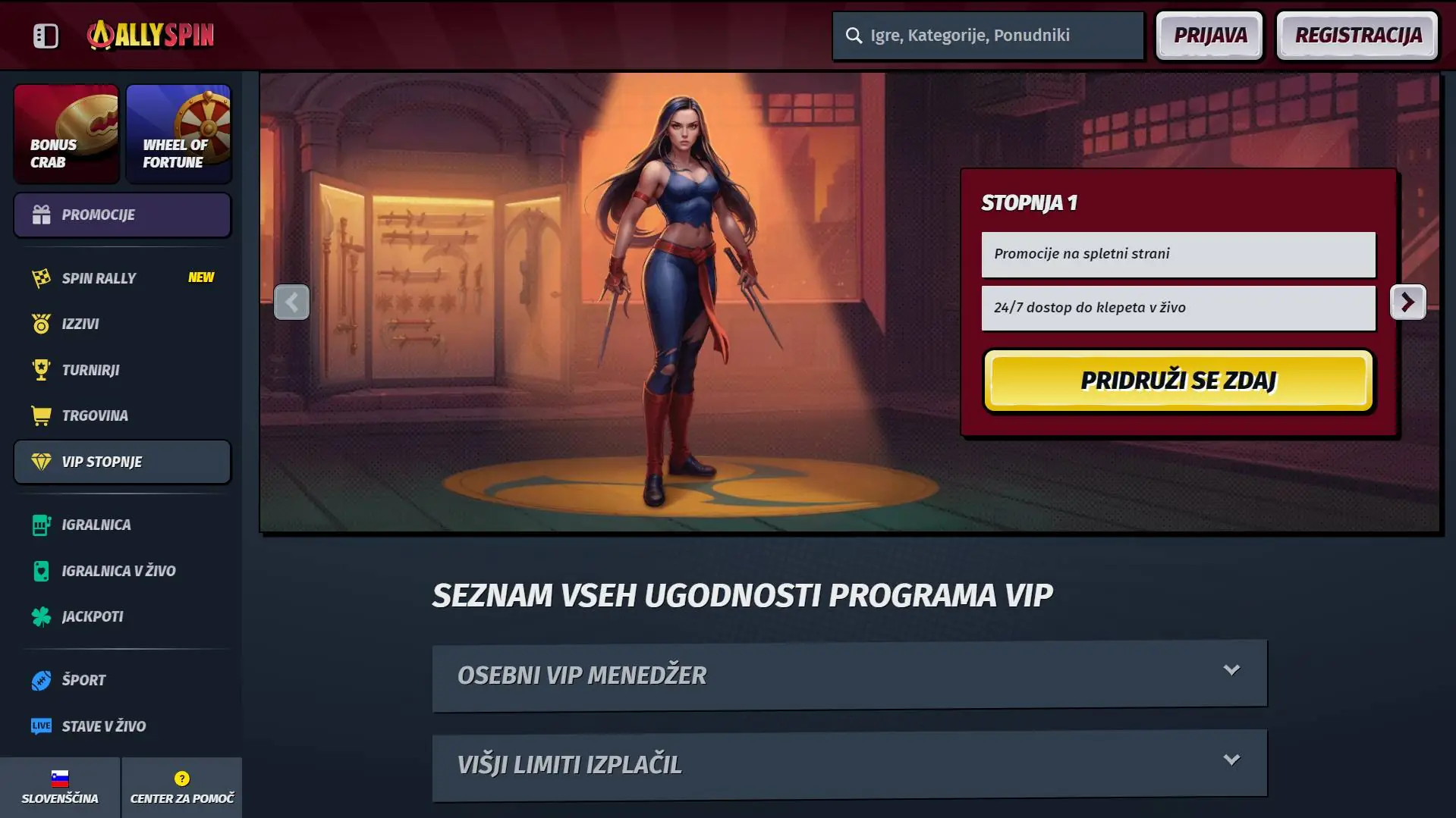 AllySpin Casino VIP Club