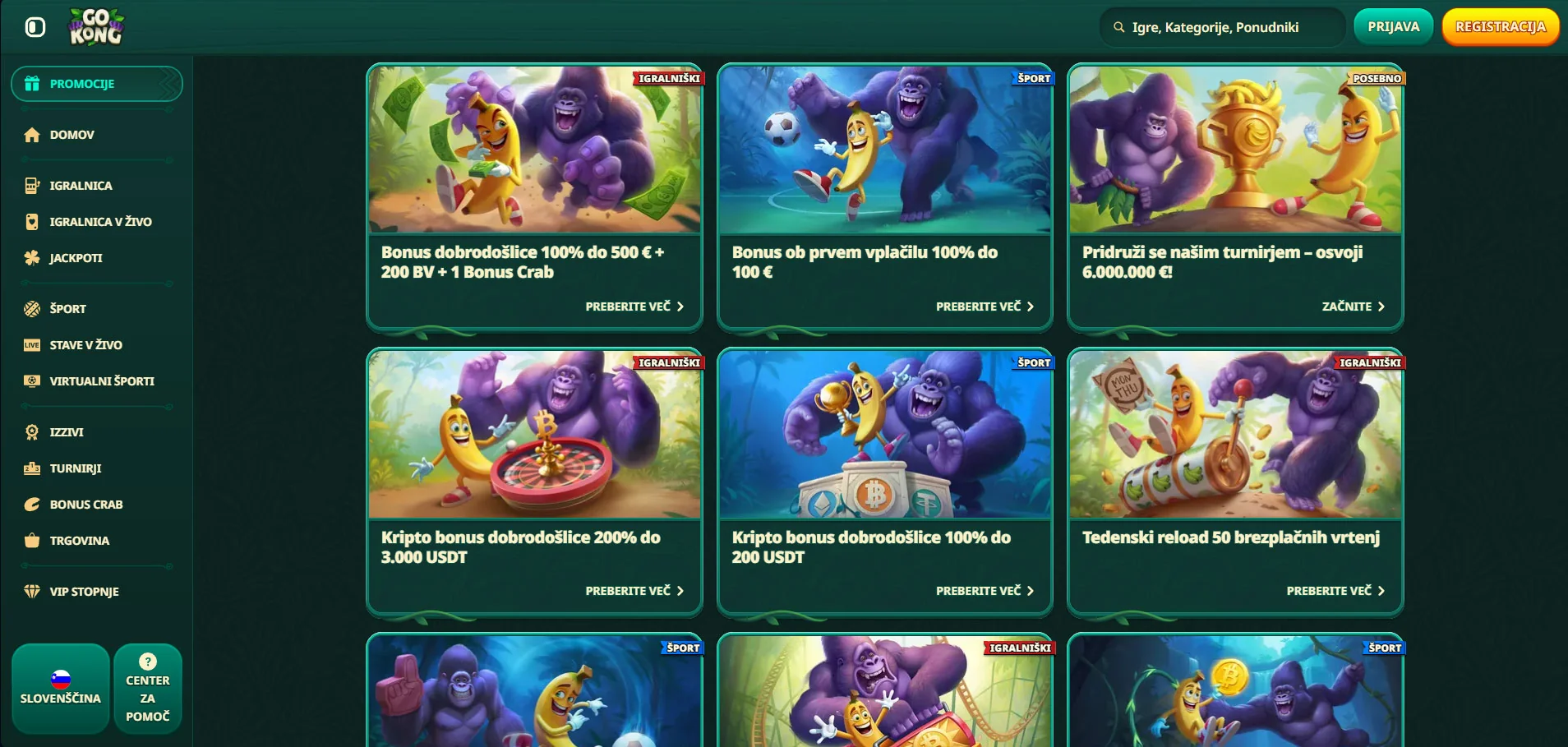 GoKong-Caisno-Bonuses