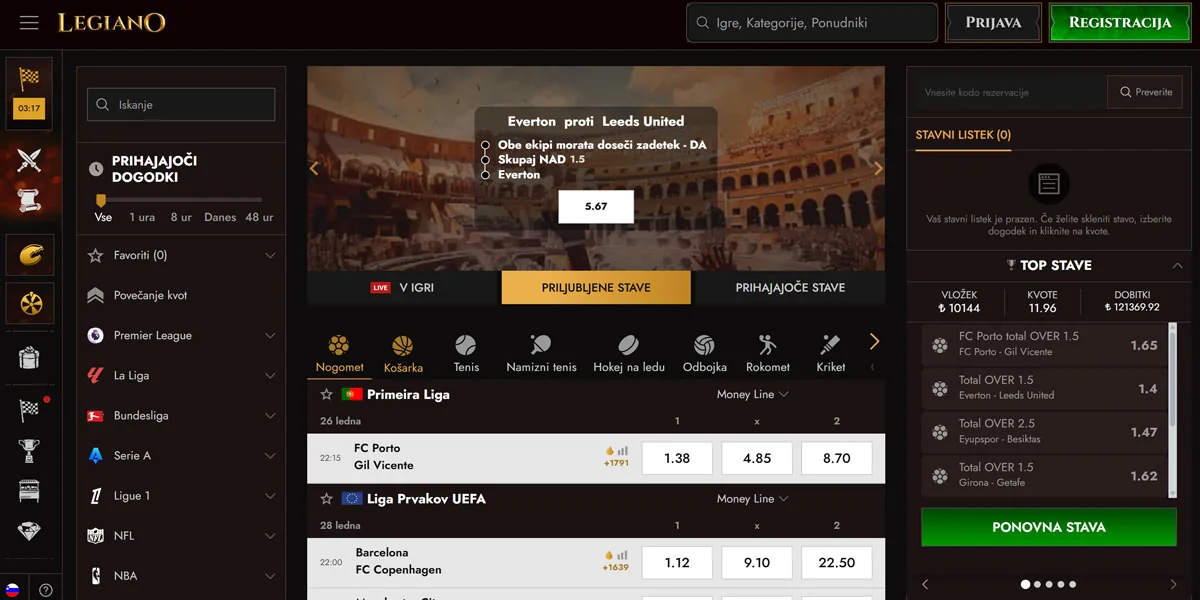 Legiano Kazino Športne Stave