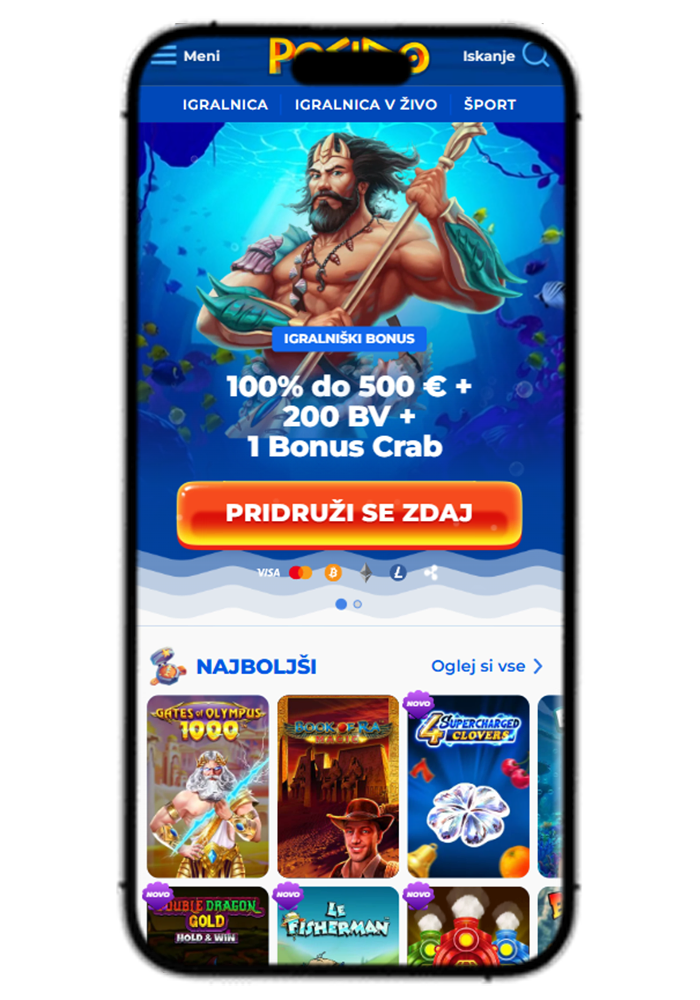 Posido Casino Mobile View