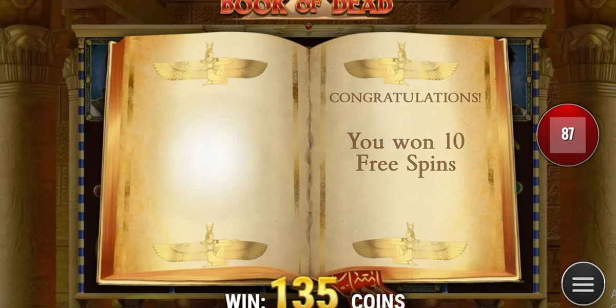 book of dead bonus feature 1