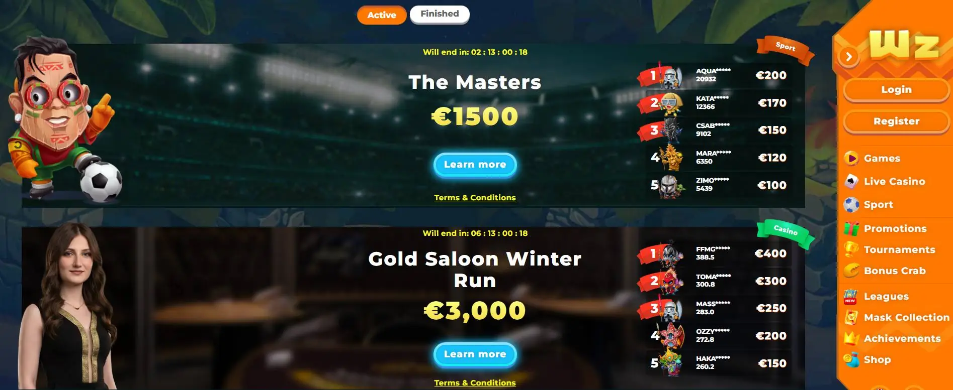 wazamba-casino-tournaments