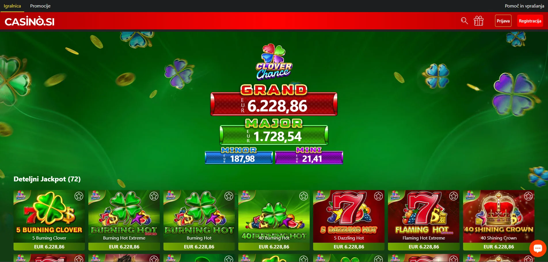 Casino.si Jackpots