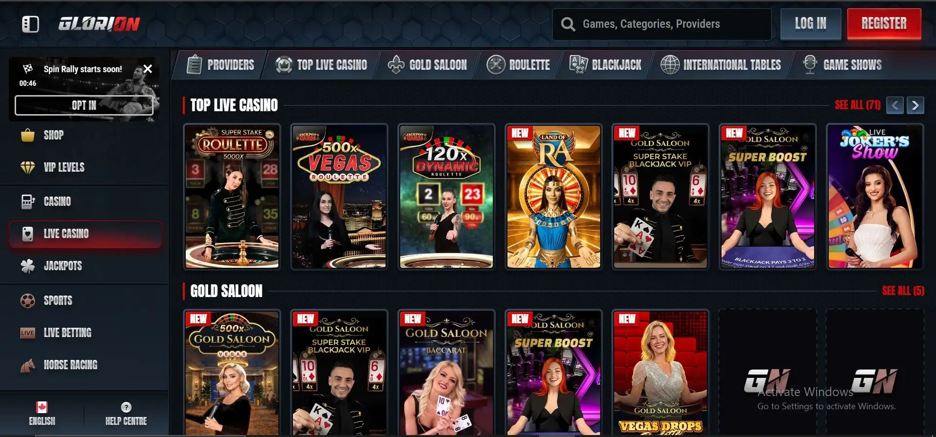 glorion-casino-live-games
