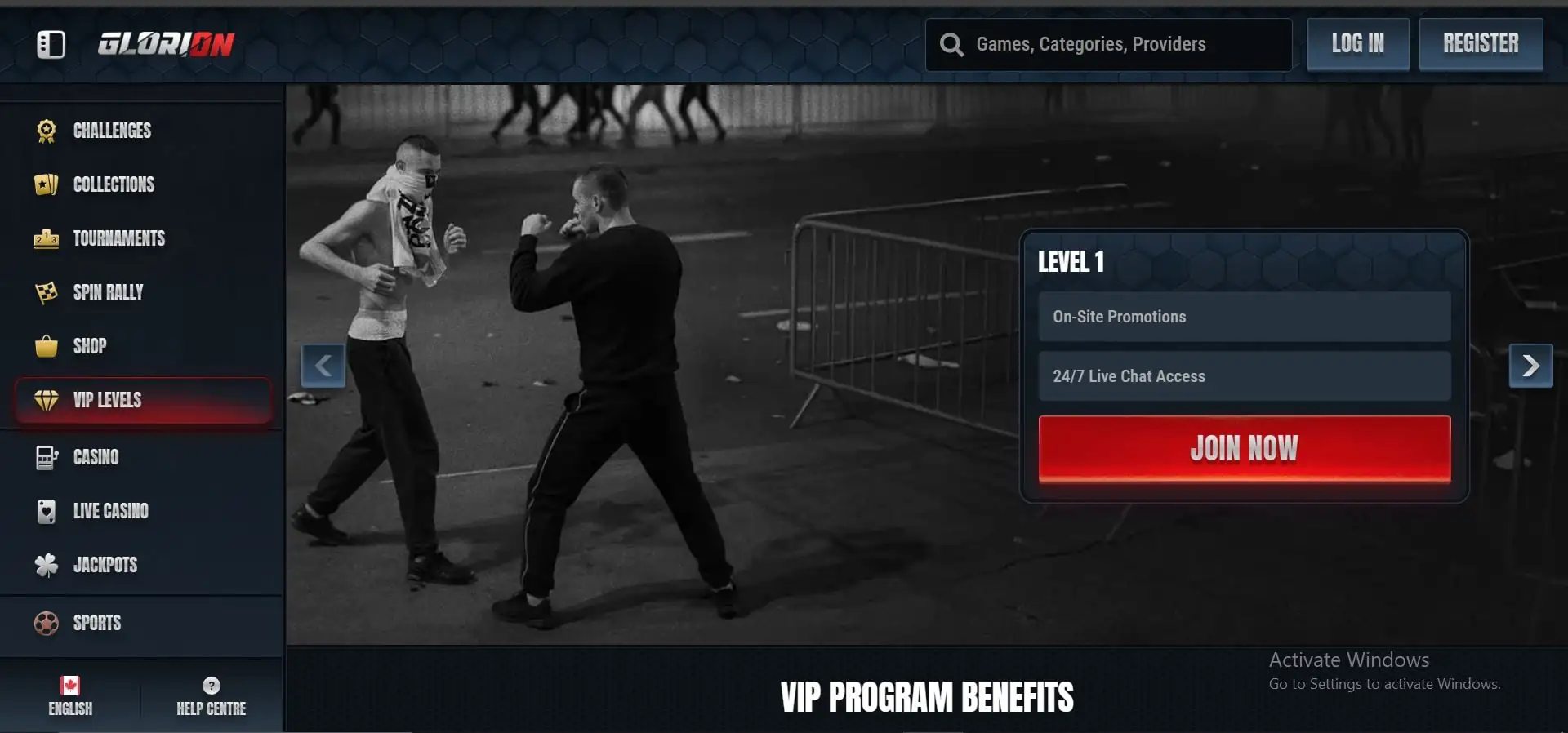 glorion-casino-vip-program