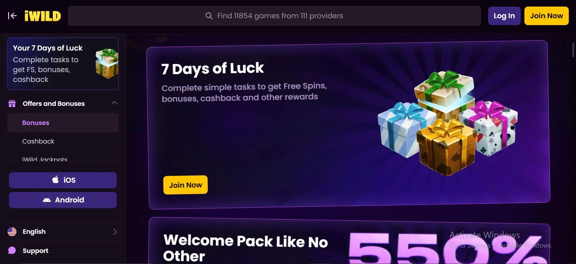 promocije iwild casino slovenija